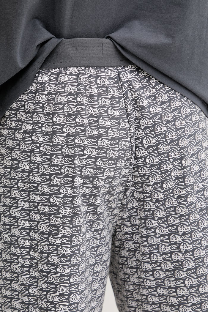 Lacoste pižama moška bombažna z elastanom 4H2753