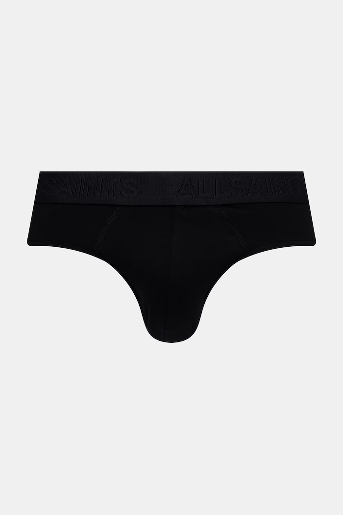 AllSaints slipy męskie 3-pack ASM493443 czarny SS26