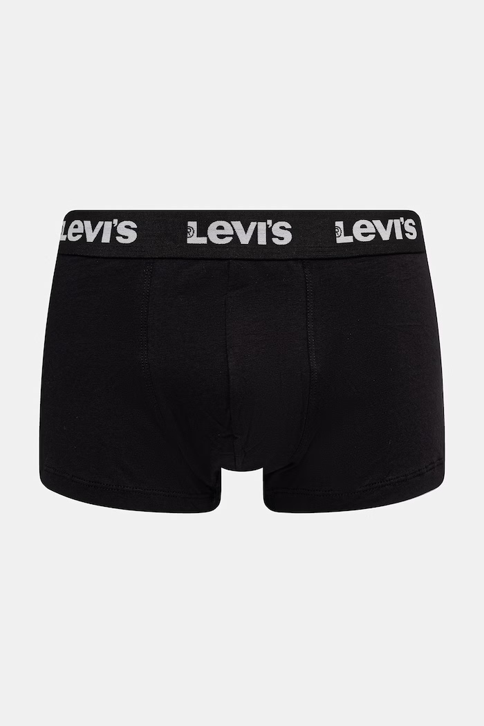 Levi's bokserki męskie bawełniane z elastanem 2-pack 37149.1208 czarny AA00