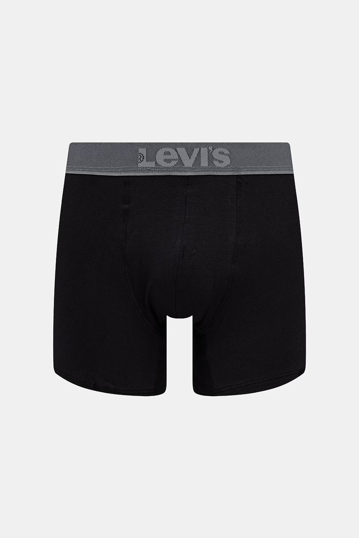 Ruházat Levi's boxeralsó férfi pamut elasztánnal 2-es csomag 37149.1256 fekete