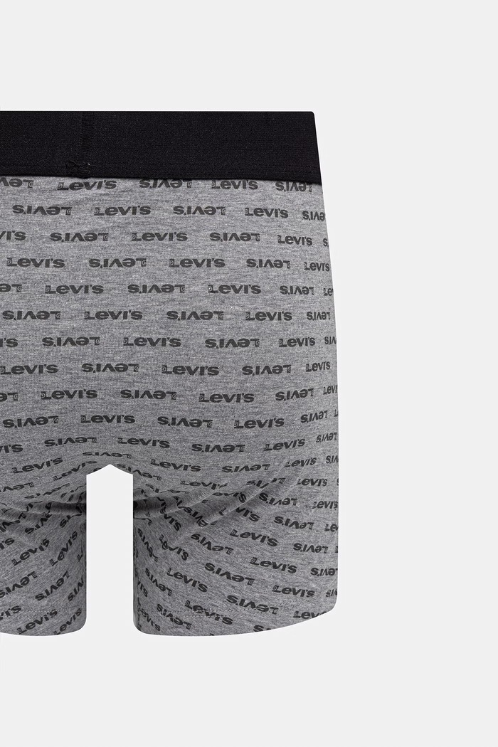 Levi's bokserki męskie bawełniane z elastanem 2-pack szary 37149.1264