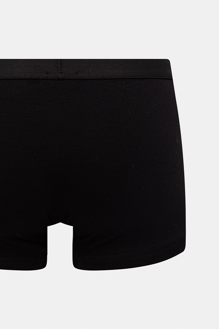 MM6 Maison Margiela bokserki dopasowane bawełniane z elastanem męskie MJLC70030 czarny SS26