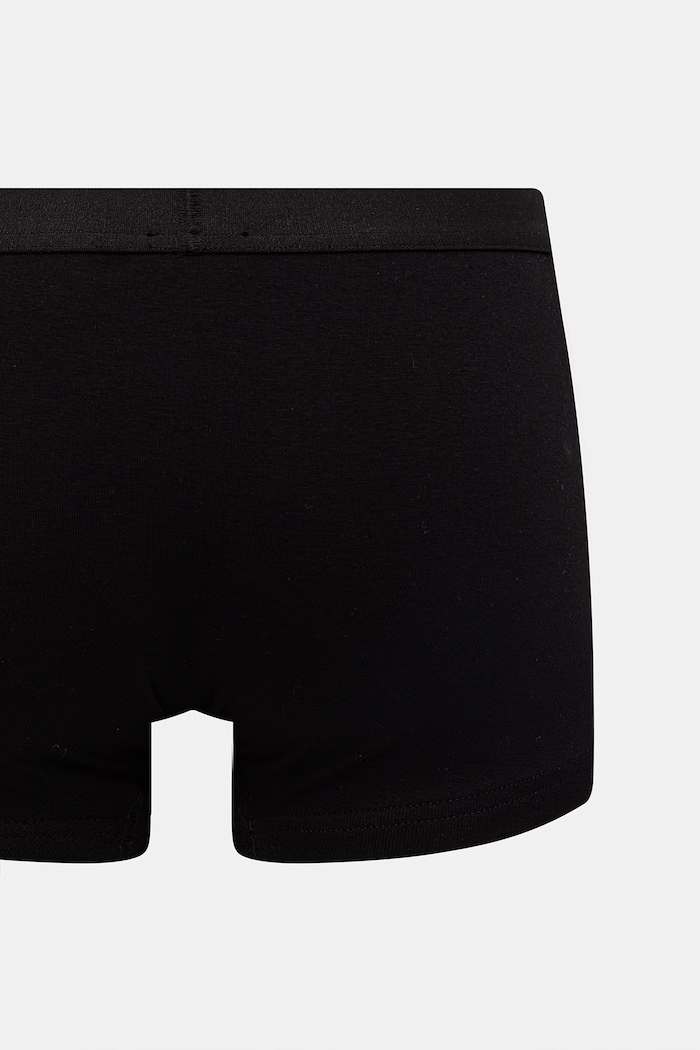 MM6 Maison Margiela bokserki dopasowane bawełniane z elastanem męskie MJLC70030 czarny SS26