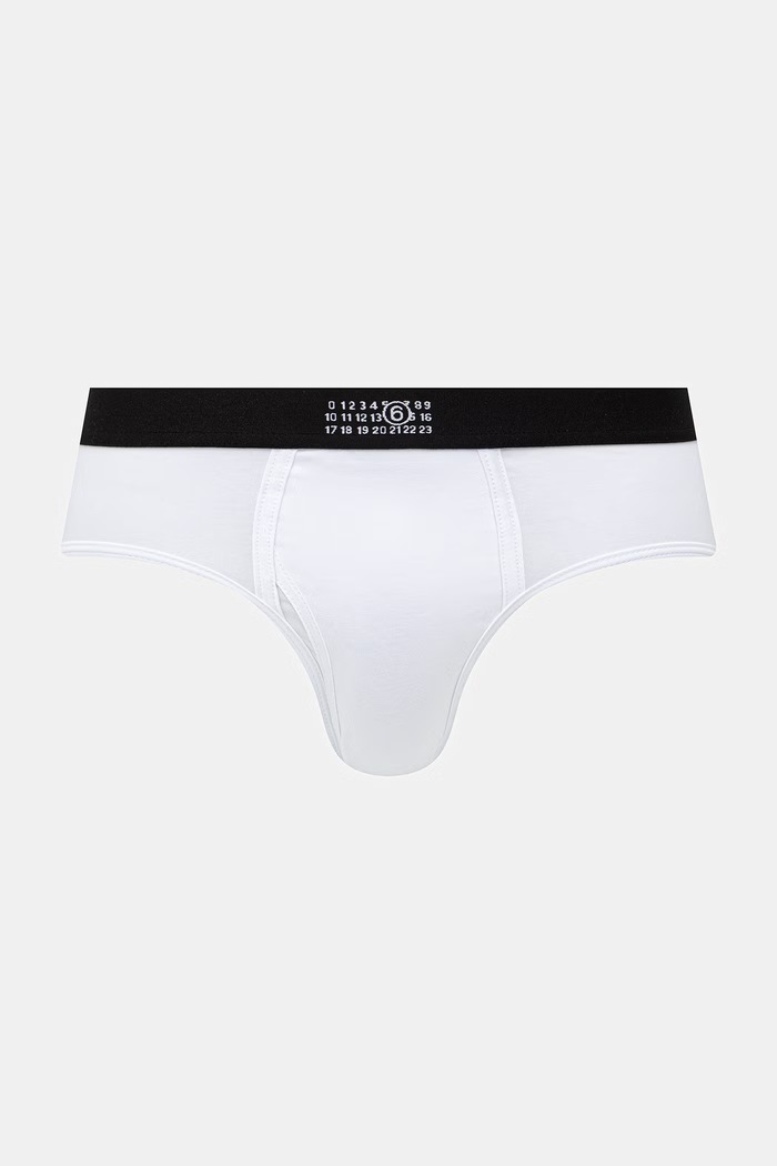 MM6 Maison Margiela briefs cotton with elastane men's white MJL610030