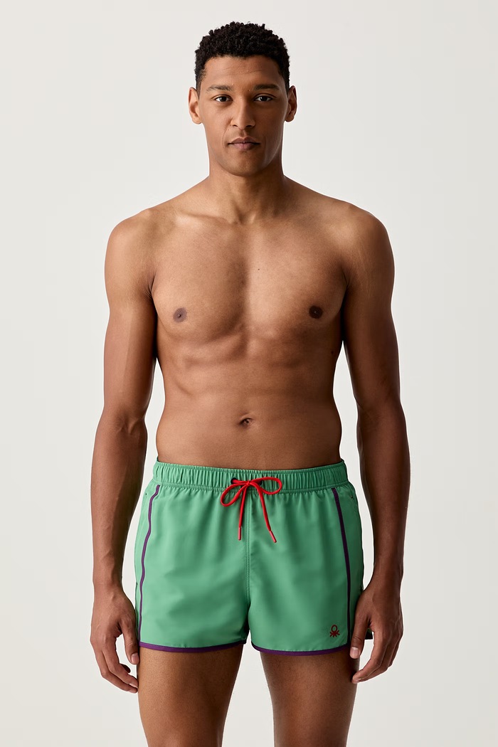 United Colors of Benetton σορτς μαγιό Ανδρικά πράσινο 5JD06X00Y