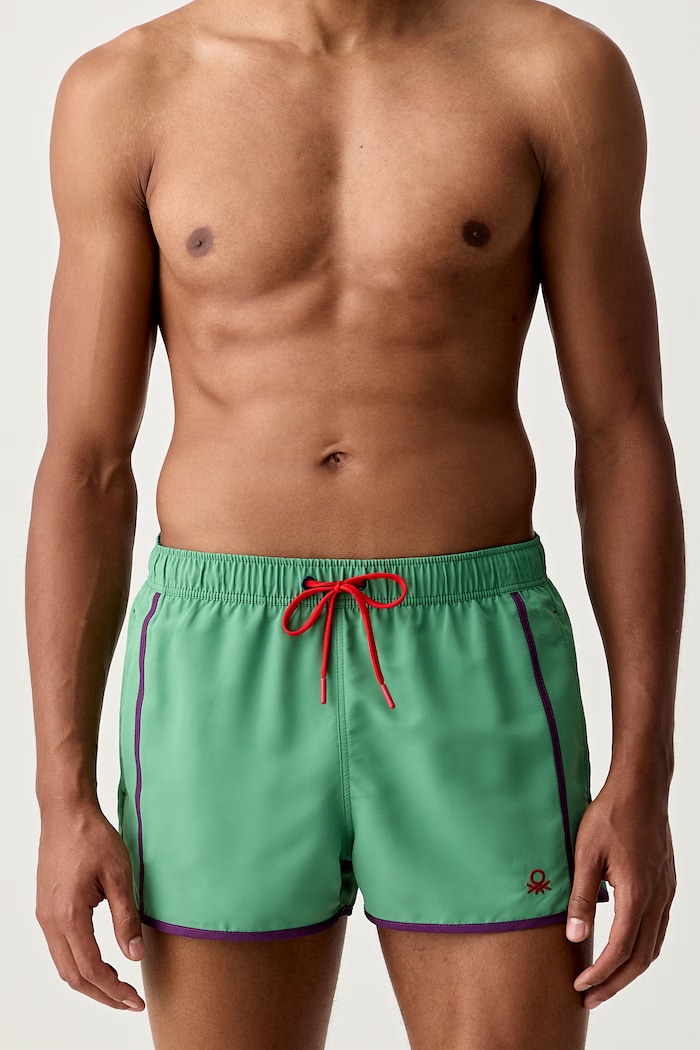 United Colors of Benetton σορτς μαγιό Ανδρικά 5JD06X00Y πράσινο SS26