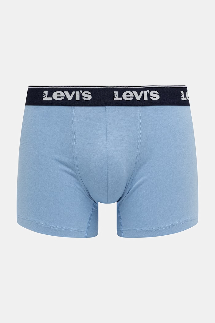 Levi's boxeri pentru bărbați, din bumbac cu elastan, pachet de 3 albastru 37149.1229