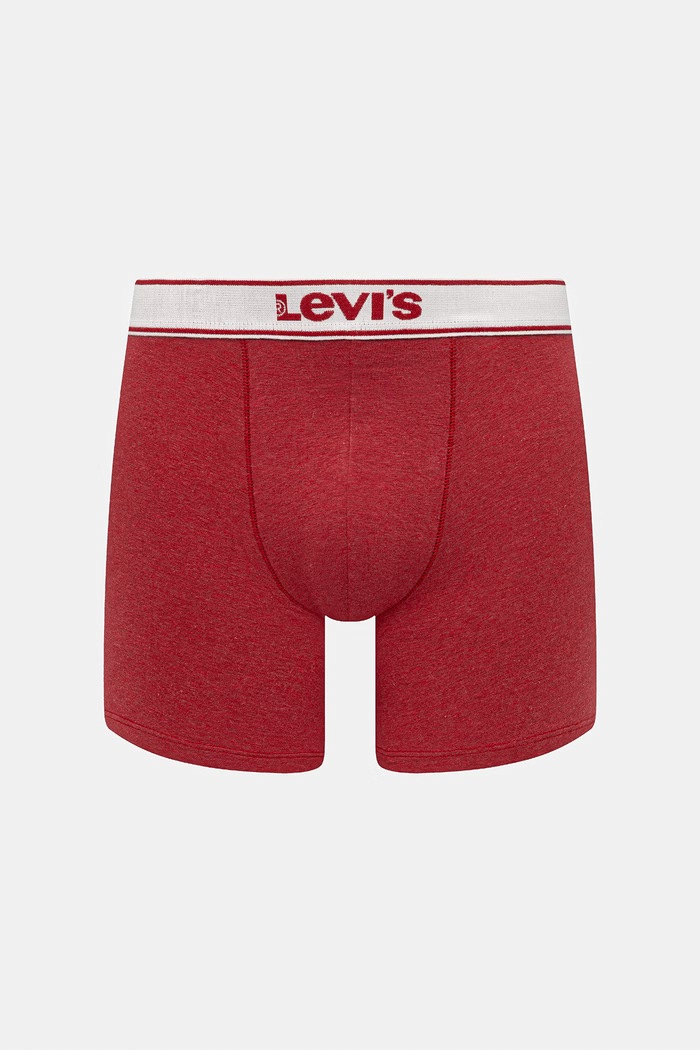 Levi's férfi boxeralsó pamuttal 2-es csomag 37149.1255 piros SS26