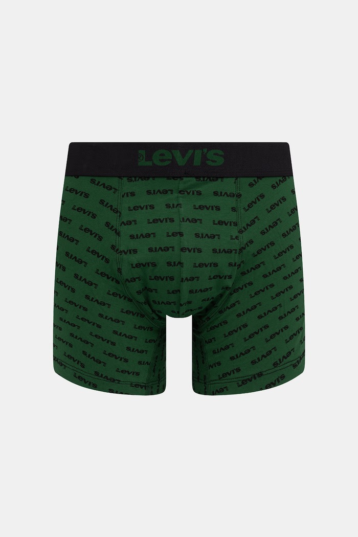 Ruházat Levi's Boxeralsó férfi pamut elasztánnal 2-es csomag 37149.1266 zöld