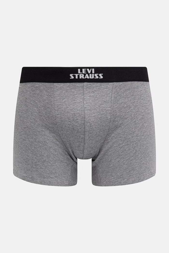 Levi's bokserki damskie bawełniane z elastanem 2-pack 37149.1284 szary SS26
