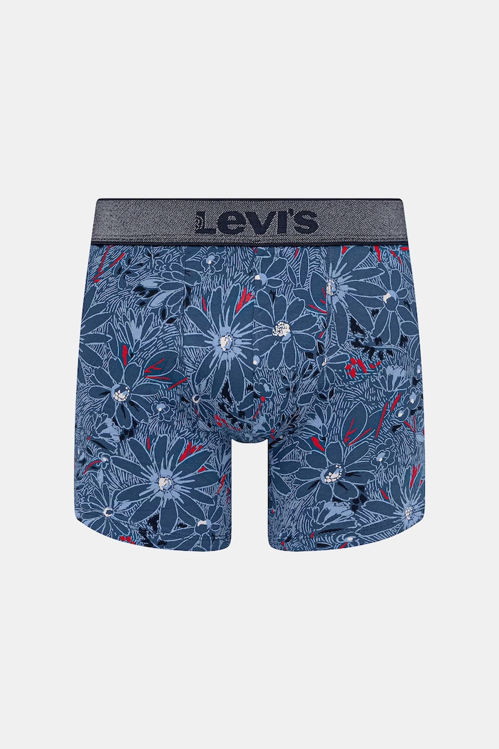 Levi's bokserki męskie bawełniane z elastanem 2-pack 37149.1289 granatowy SS26