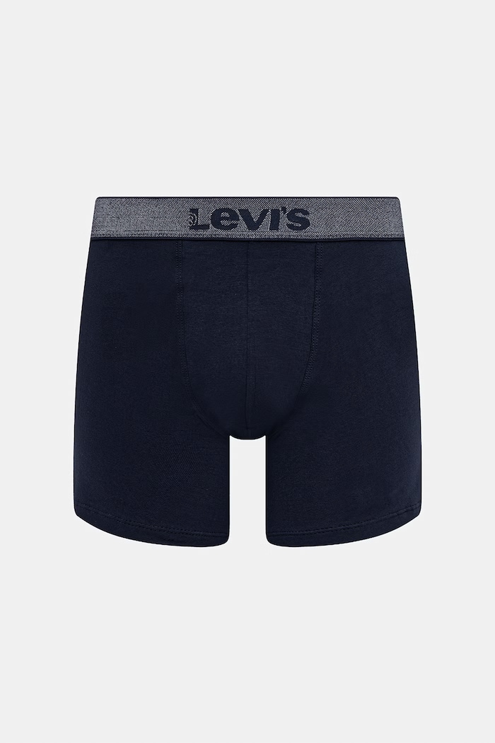 Odzież Levi's bokserki męskie bawełniane z elastanem 2-pack 37149.1289 granatowy