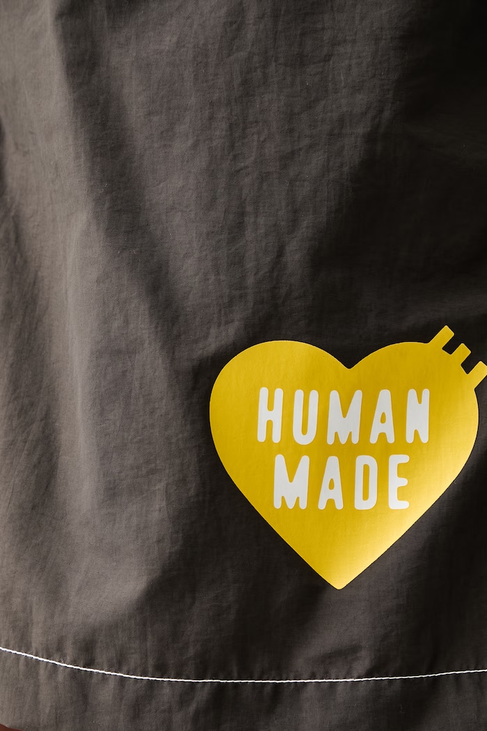 Human Made szorty kąpielowe męskie HM31PT012 zielony