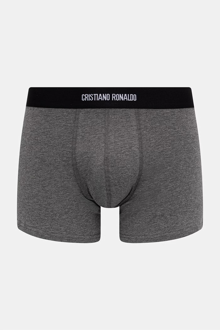 Odzież CR7 Cristiano Ronaldo bokserki męskie z bawełną 4-pack 8104.49.2506 czarny