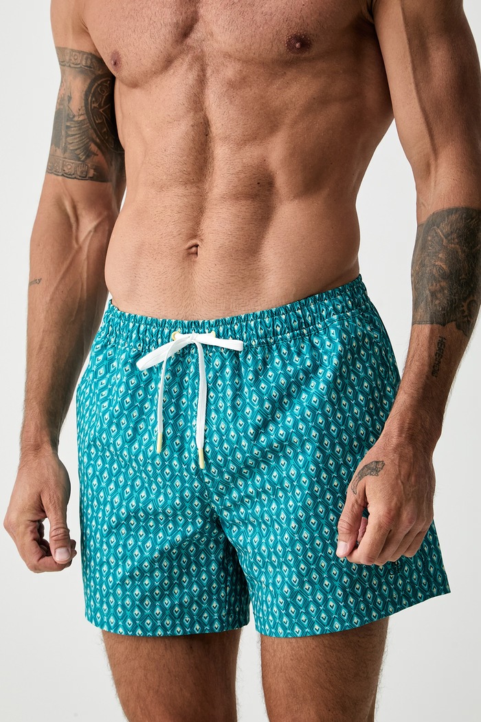 Marc O'Polo szorty kąpielowe męskie 10226736 turkusowy SS26