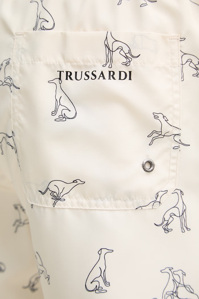 Trussardi kopalne kratke hlače moške bež TRU26MBM06