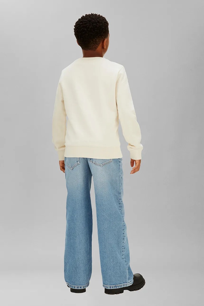 Detská bavlnená mikina Calvin Klein Jeans béžová IB0IB02617.116.PPY2