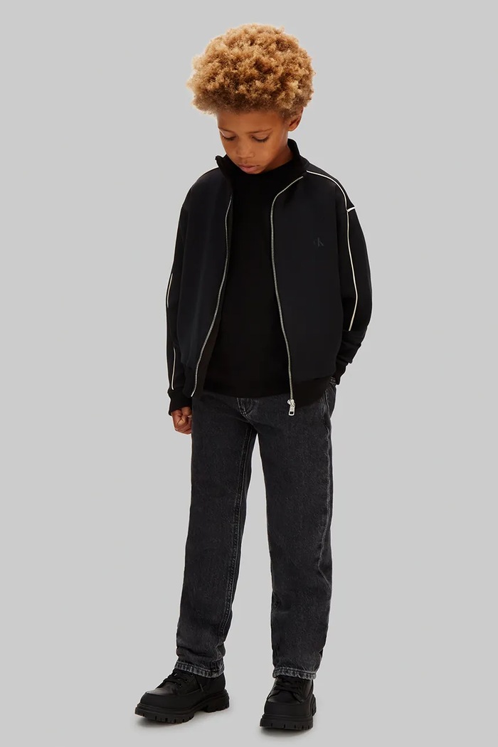 Detská mikina Calvin Klein Jeans IB0IB02631.128.176.PPY2 čierna