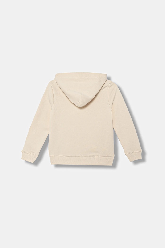 Calvin Klein Jeans hanorac de bumbac pentru copii IU0IU00712.104.116.PPY2 bej SS26