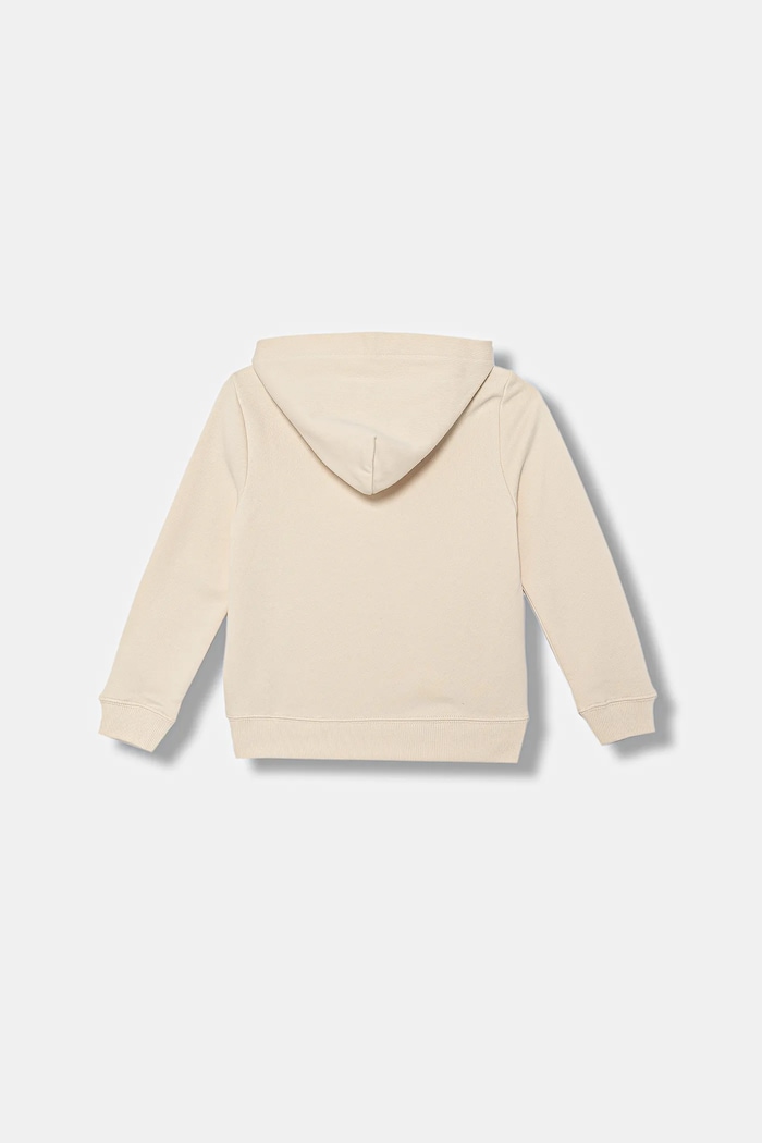 Calvin Klein Jeans hanorac de bumbac pentru copii IU0IU00712.104.116.PPY2 bej SS26