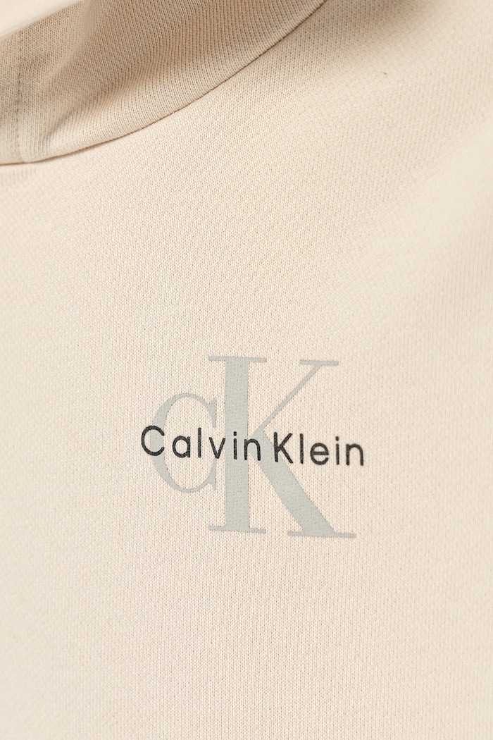 Băieți Calvin Klein Jeans hanorac de bumbac pentru copii IU0IU00712.104.116.PPY2 bej