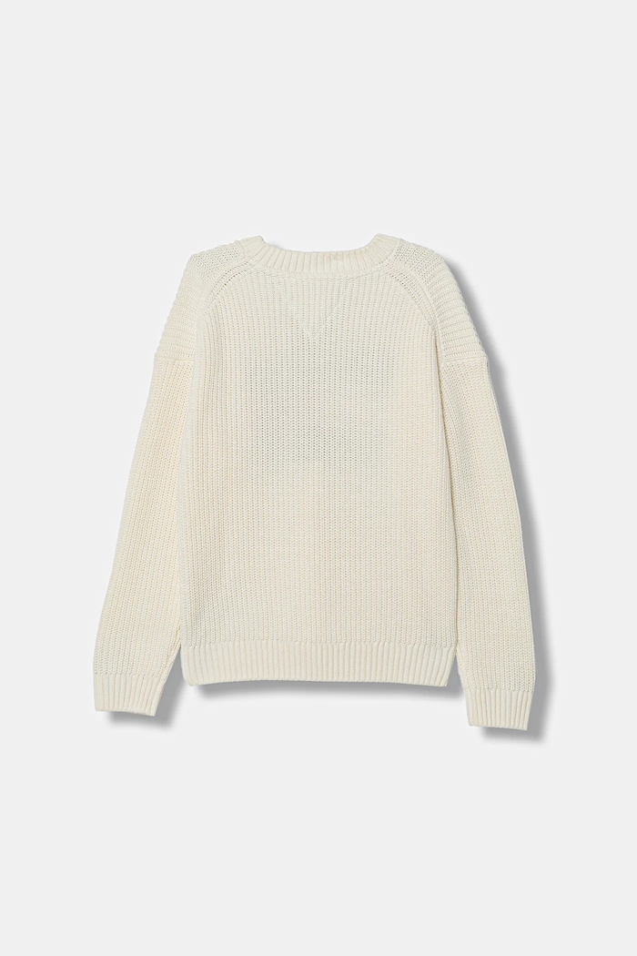 Dětský svetr Tommy Hilfiger KB0KB10071.128.176.PPY2 béžová SS26