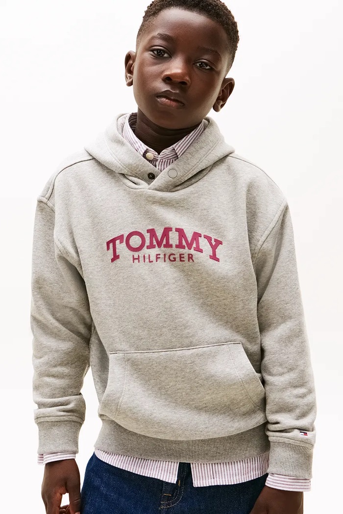 Tommy Hilfiger gyerek felső melanzs szürke KB0KB10028.104.122.PPY2