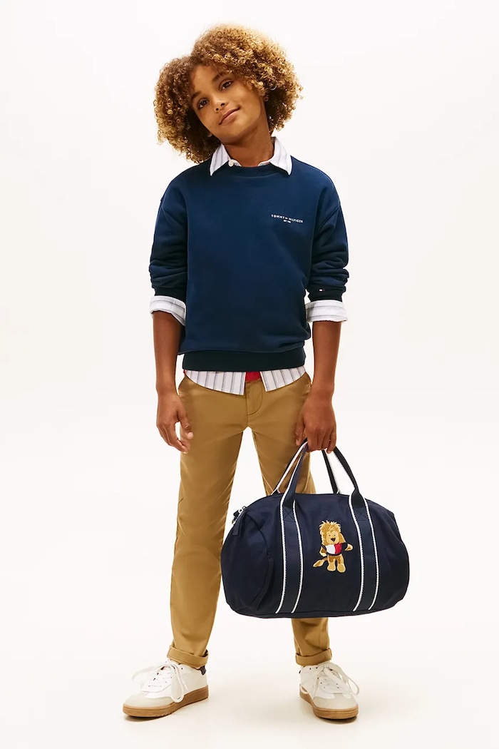 Fiú Tommy Hilfiger gyerek felső KS0KS00665.128.176.PPY2 sötétkék