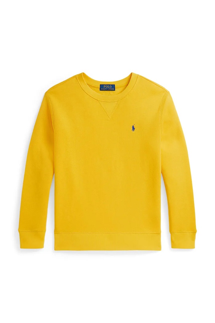 Παιδική μπλούζα Polo Ralph Lauren χωρίς κουκούλα κίτρινο 323799359500