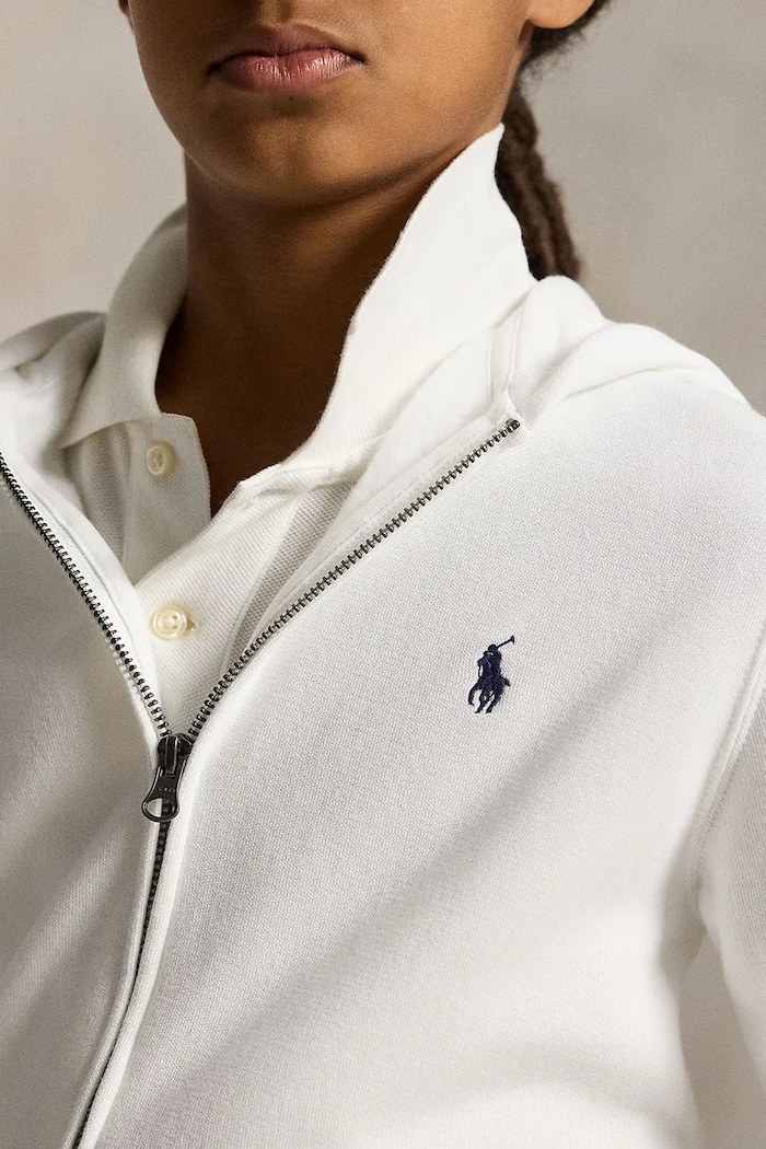 Detská mikina Polo Ralph Lauren 323799360501 biela