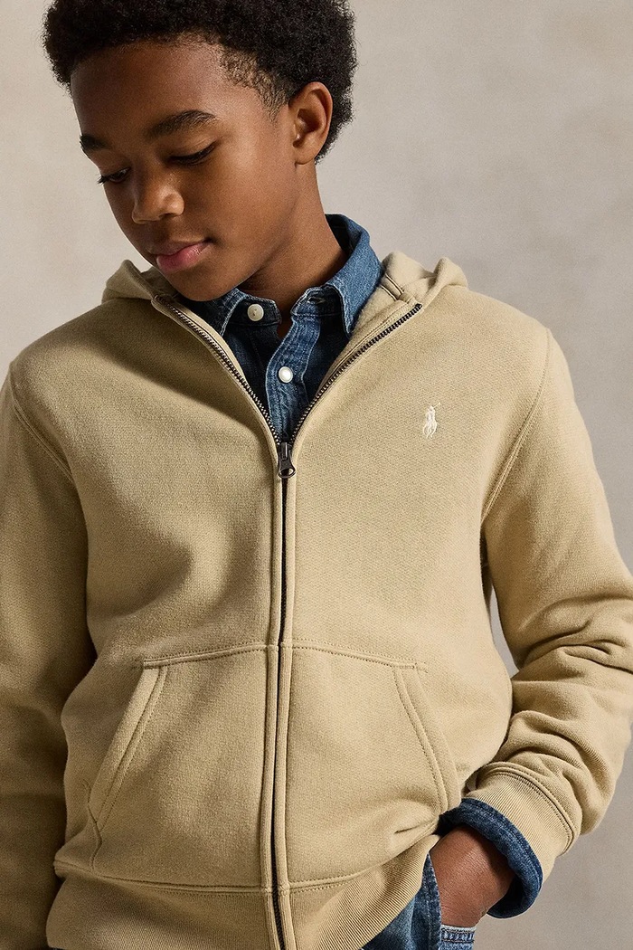 Dětská mikina Polo Ralph Lauren 323799360503 béžová