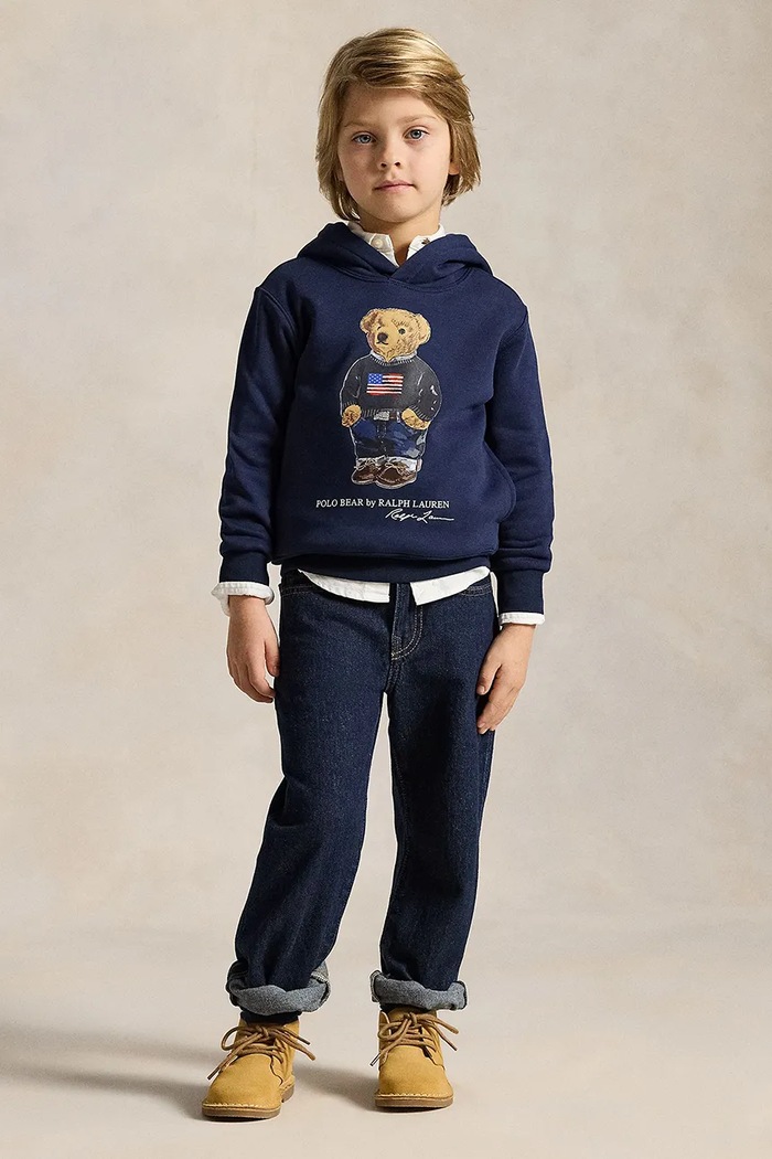 Detská mikina Polo Ralph Lauren tmavomodrá 322A10529001