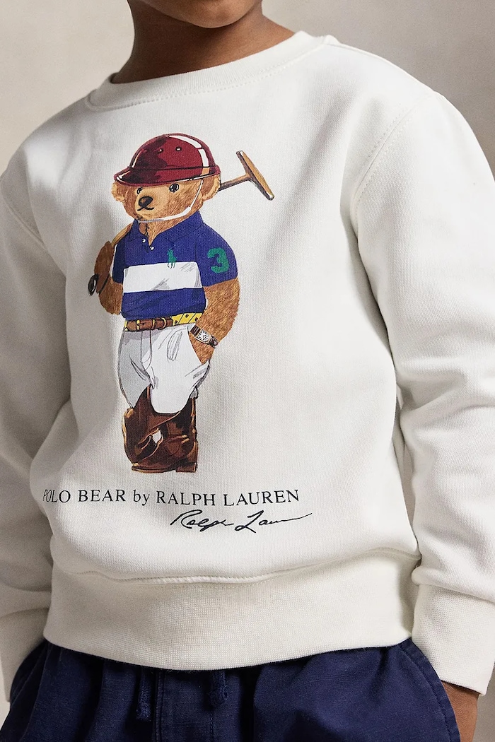 Detská mikina Polo Ralph Lauren 322A96604001 biela