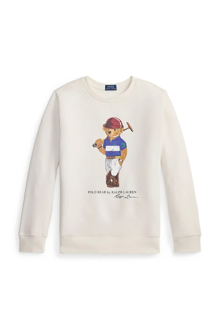 Detská mikina Polo Ralph Lauren 323A96604001 biela SS26