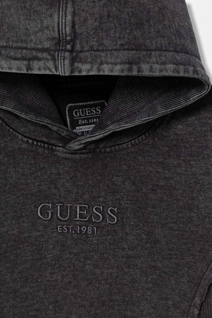 Chłopiec Guess bluza bawełniana dziecięca L6RQ01.KAX74.PPY2 czarny