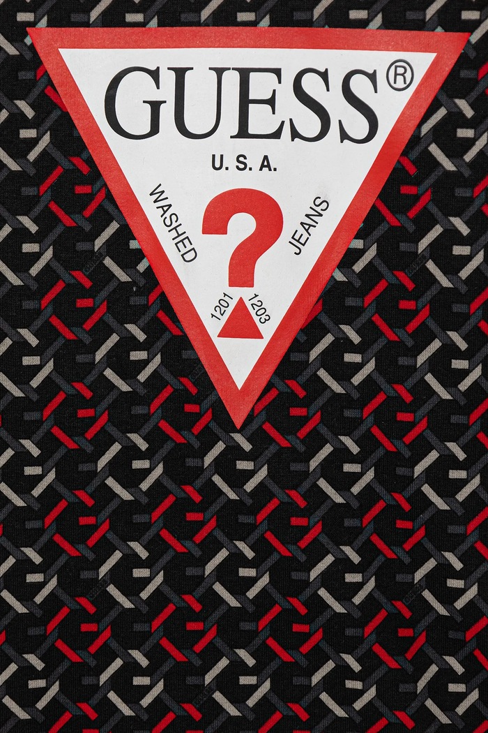 Fiú Guess gyerek melegítőfelső pamutból L6RQ02.KA6R4.PPY2 fekete