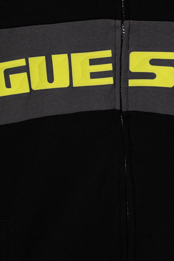 Fiú Guess gyerek melegítőfelső pamutból L6RQ04.KA6R4.PPY2 fekete