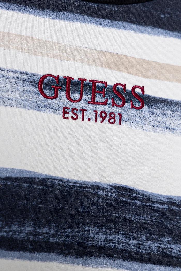 Fiú Guess gyerek melegítőfelső pamutból L6RQ11.KA6R4.PPY2 fehér