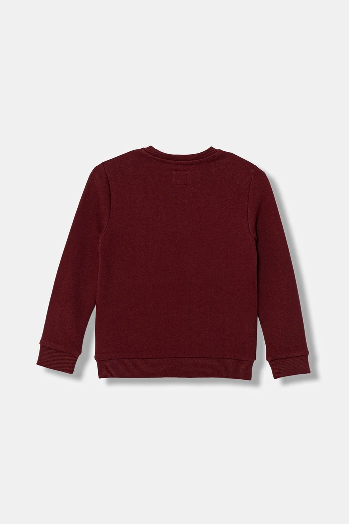 Guess gyerek melegítőfelső pamutból N6RQ03.KAD74.PPY2 burgundia SS26