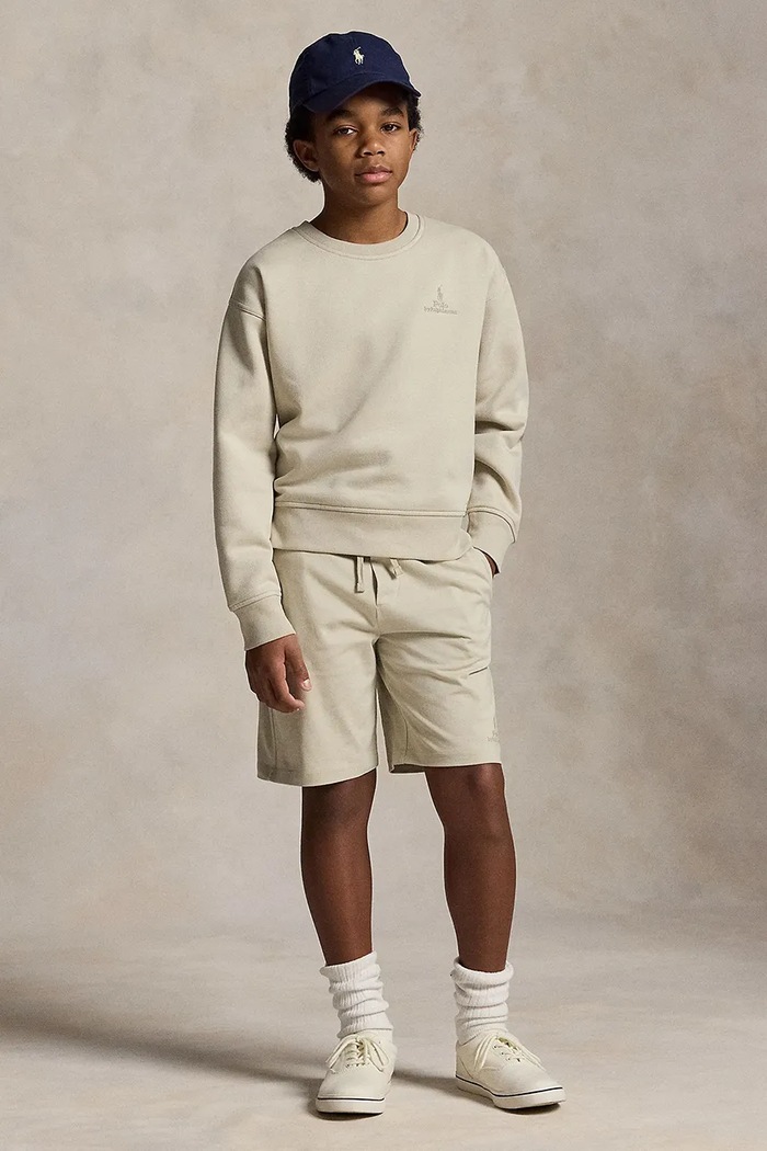 Detská mikina Polo Ralph Lauren béžová 323A12265001