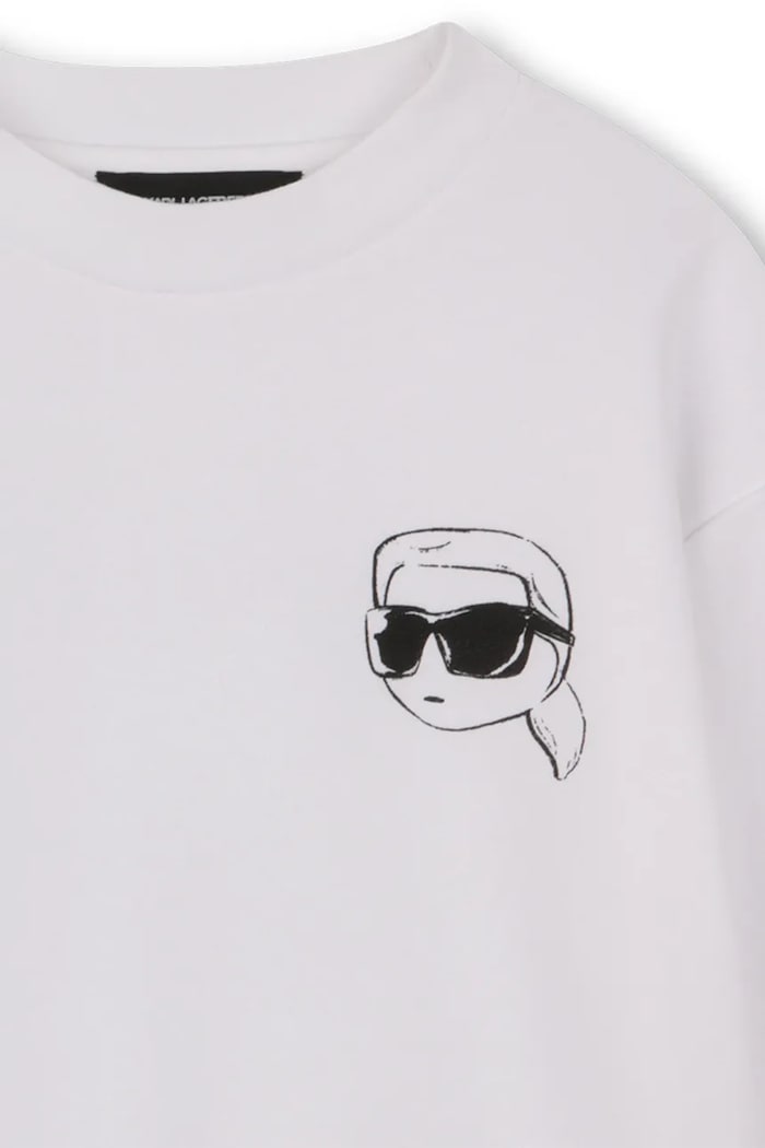 Karl Lagerfeld bluza dziecięca biały Z31088.86.108