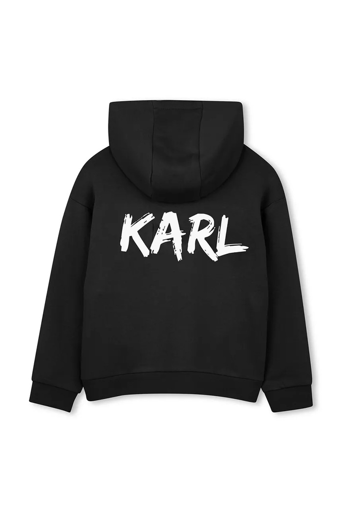 Detská mikina Karl Lagerfeld Z31089.114.150 čierna SS26