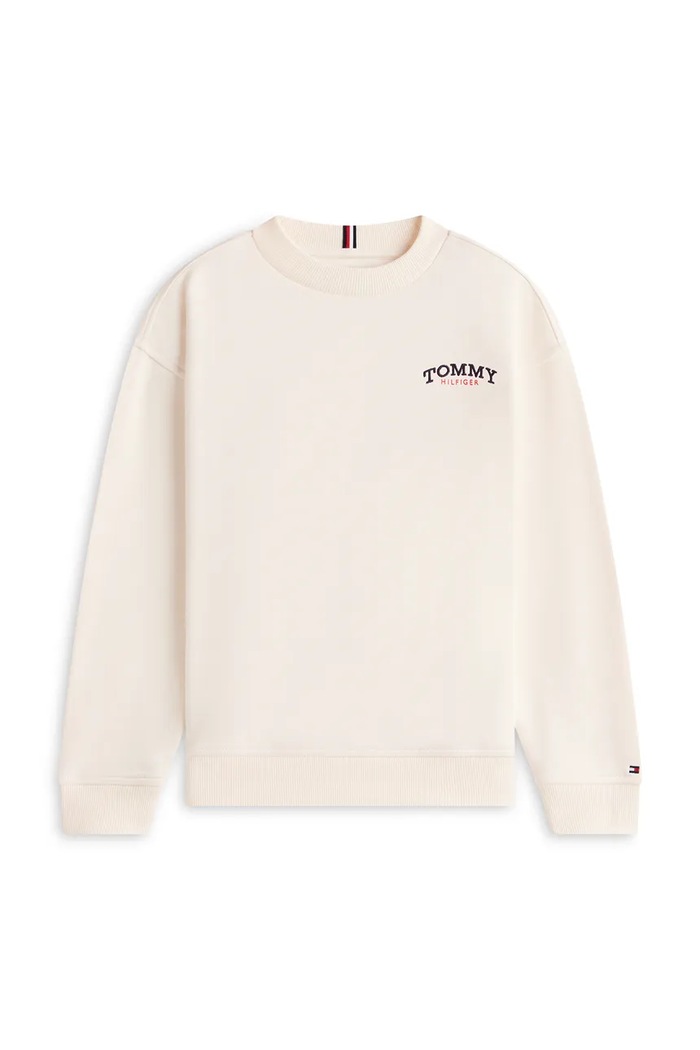 Tommy Hilfiger mikina detská s bavlnou KB0KB10255.128.176.PPY2 biela SS26