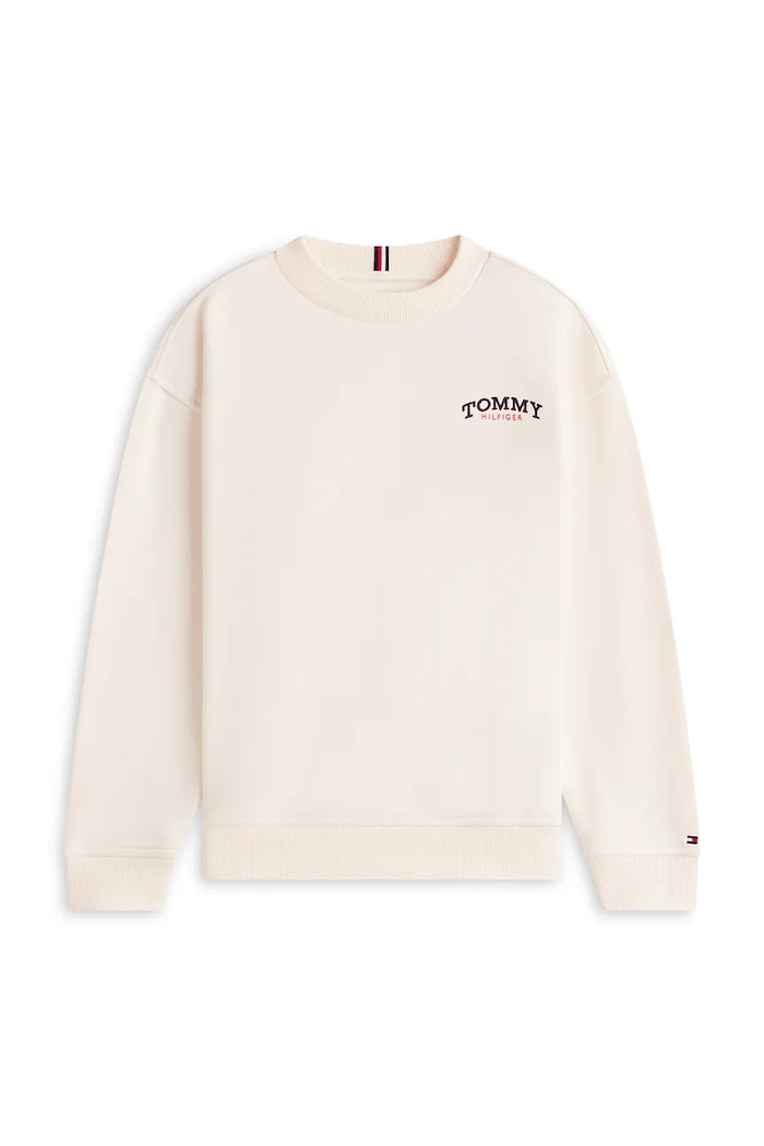Tommy Hilfiger mikina detská s bavlnou KB0KB10255.128.176.PPY2 biela SS26