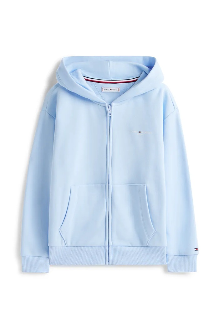Tommy Hilfiger mikina s kapucňou detská KS0KS00726.104.122.PPY2 modrá SS26