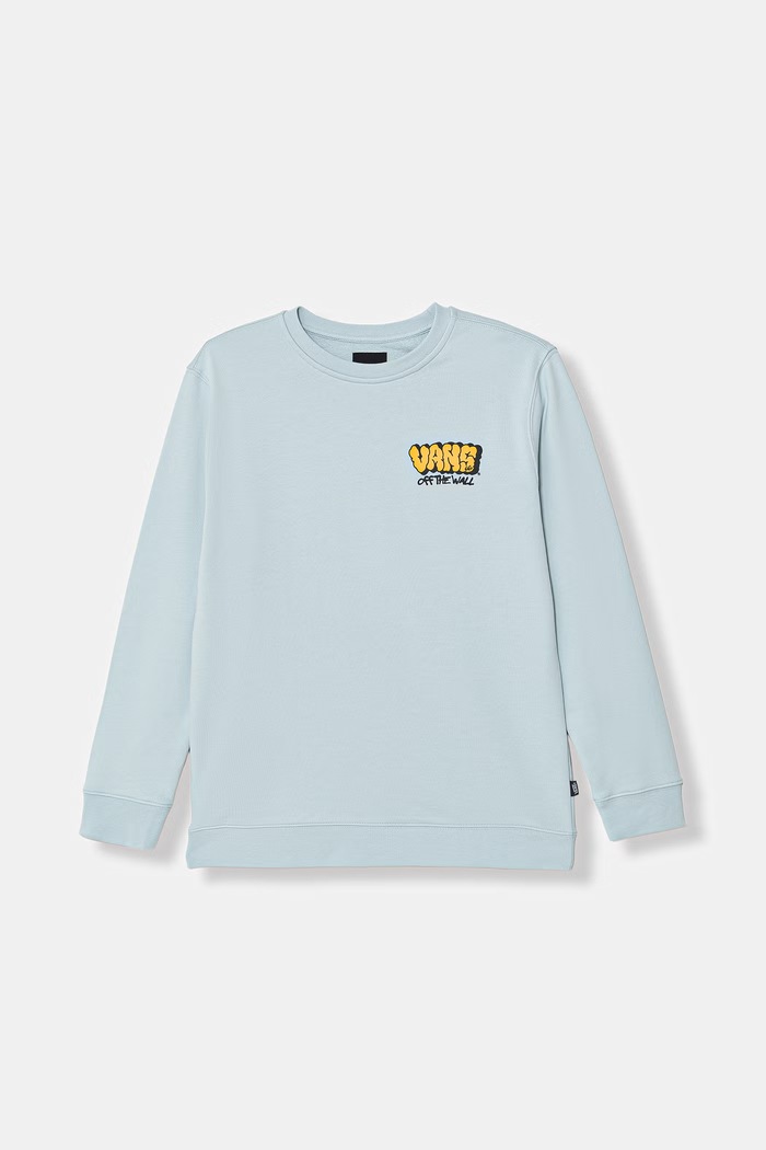Vans mikina dětská bavlněná VN000W06FOA1 modrá SS26