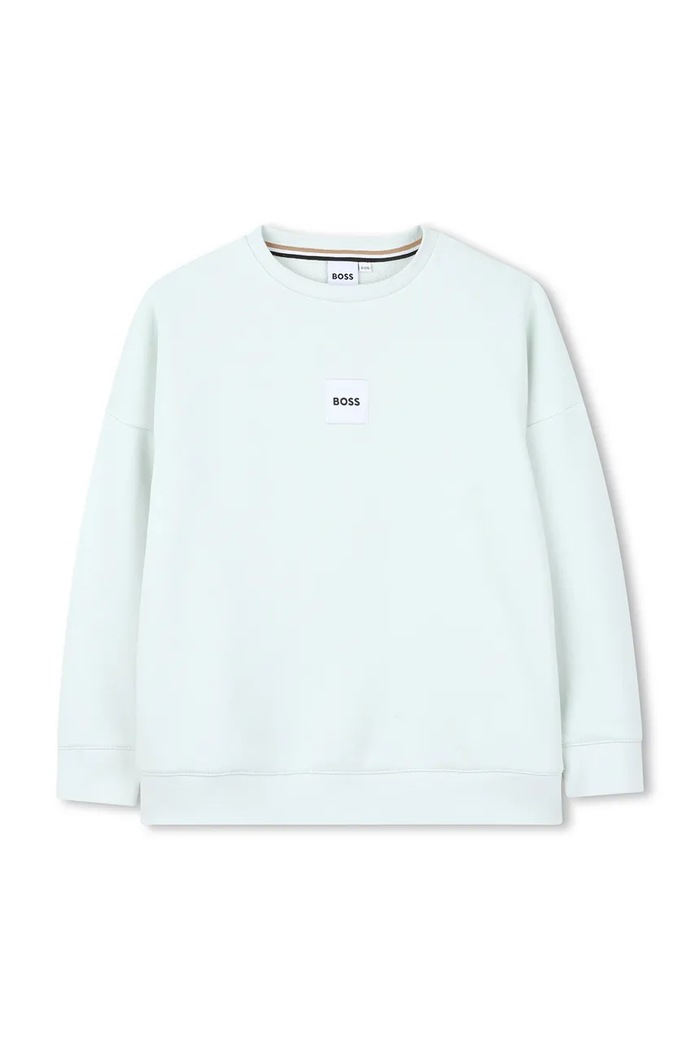 BOSS bluza dziecięca J52965.114.150 turkusowy SS26