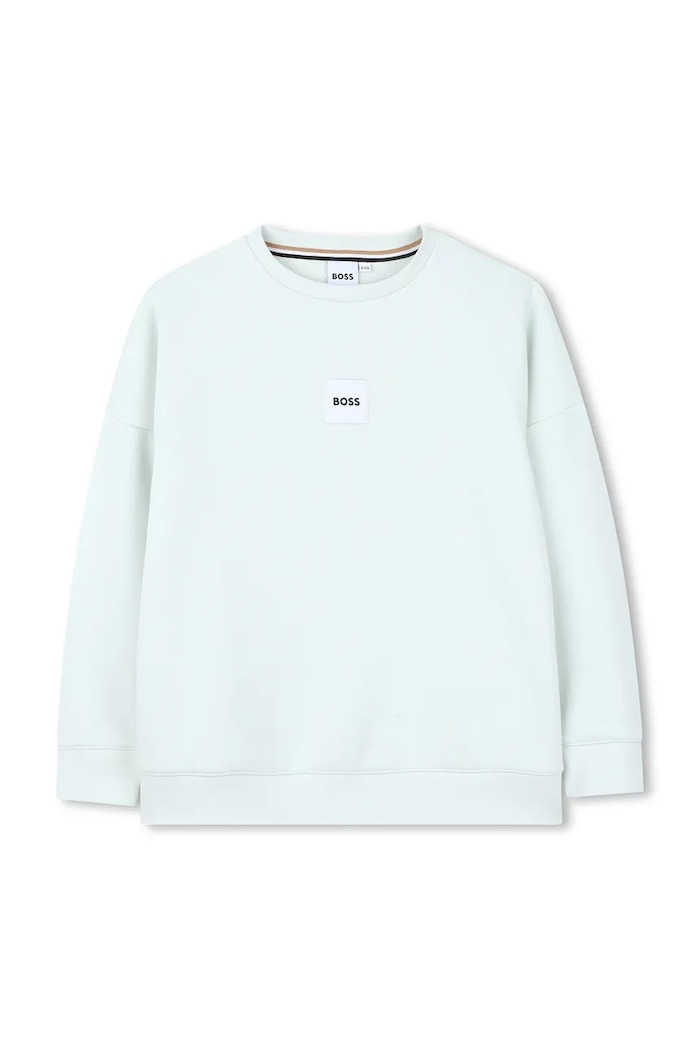 BOSS bluza dziecięca J52965.114.150 turkusowy SS26