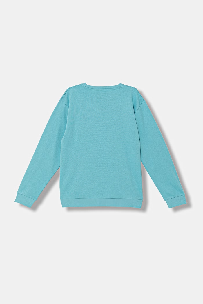 Guess hanorac pentru copii, din bumbac L6GQ04.KA6R4.PPY2.M albastru SS26