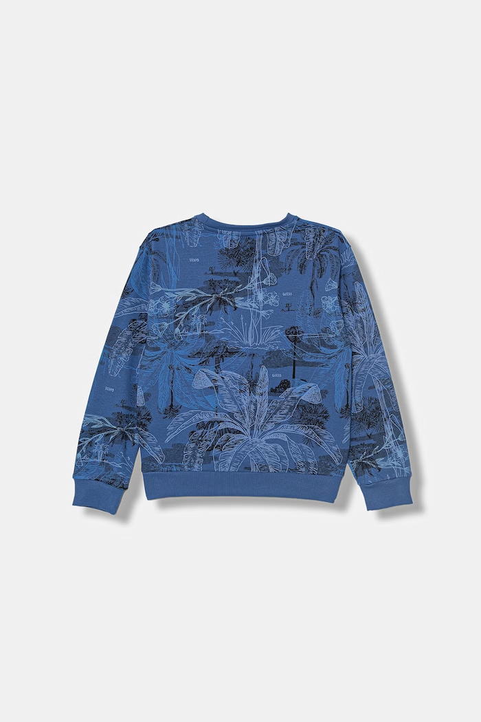 Guess mikina detská bavlnená L6GQ06.KA6R4.PPY2.M modrá SS26